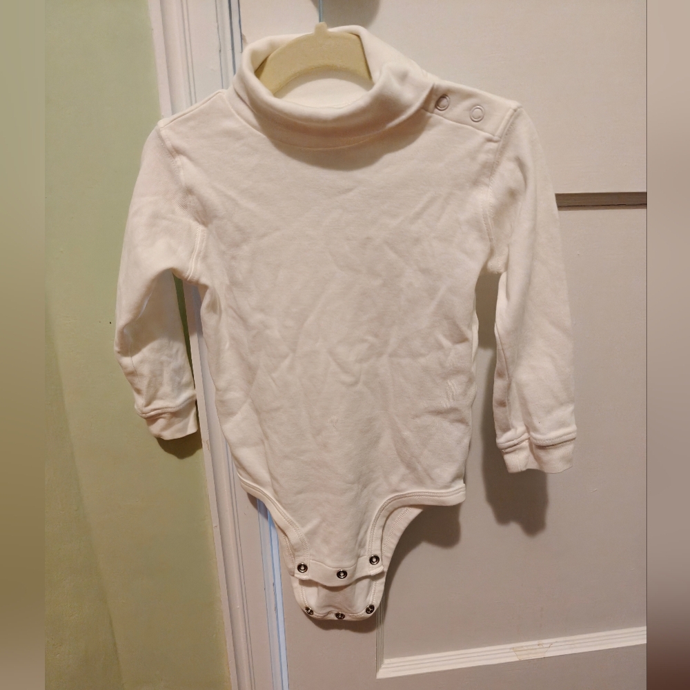 Carter's cream turtleneck onesie